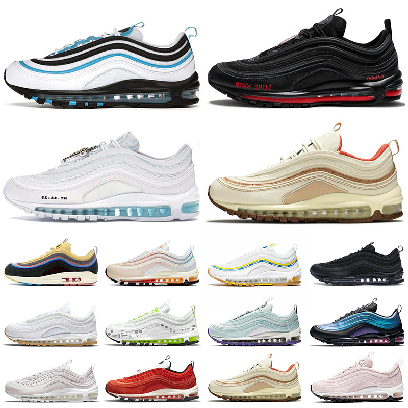 

97 97s Running Shoes Mschf Lil Nas x Satan Luke Inri Jesus Mens Womens Cork Airs The Future Maxs UNDEFEATED UNDFTD Airmaxs White Gum Black Woven Sneakers Trainers Off, 36-45 south beach