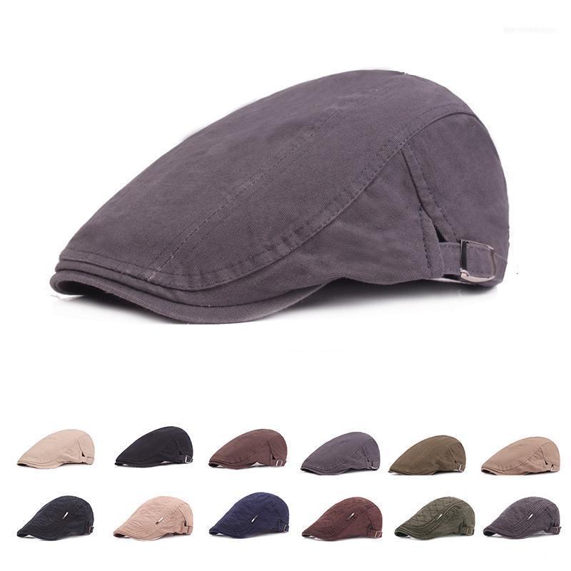 

Berets Men Cotton Flat Cap Soft Fit Cabbie Sboy Wonderful Fashion Classic Ivy Hat Women Driving Irish Hunting Berret1, Black