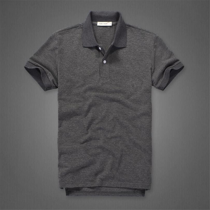 

shirt cotton solid color mens polos soft and breathable modis, White;black