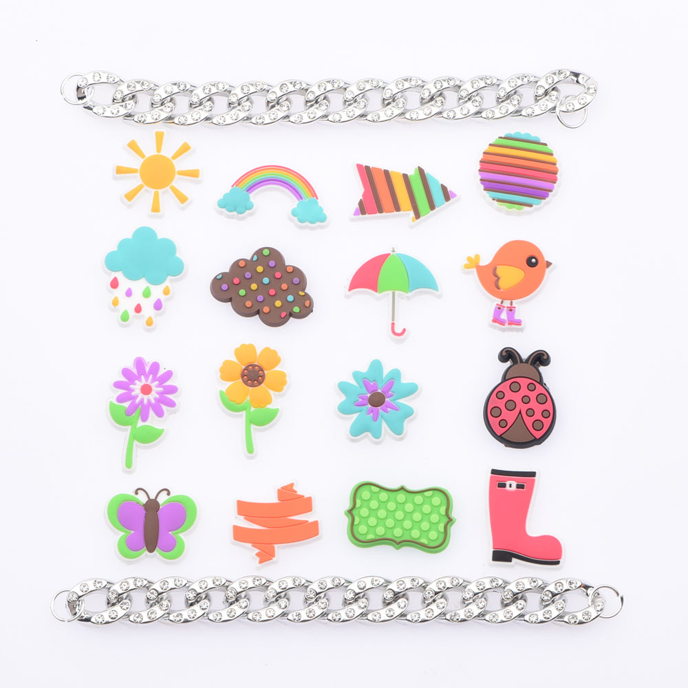 

50%OFF Flower and tree designer Shoe Charm custom plant charms ready stock fast ship