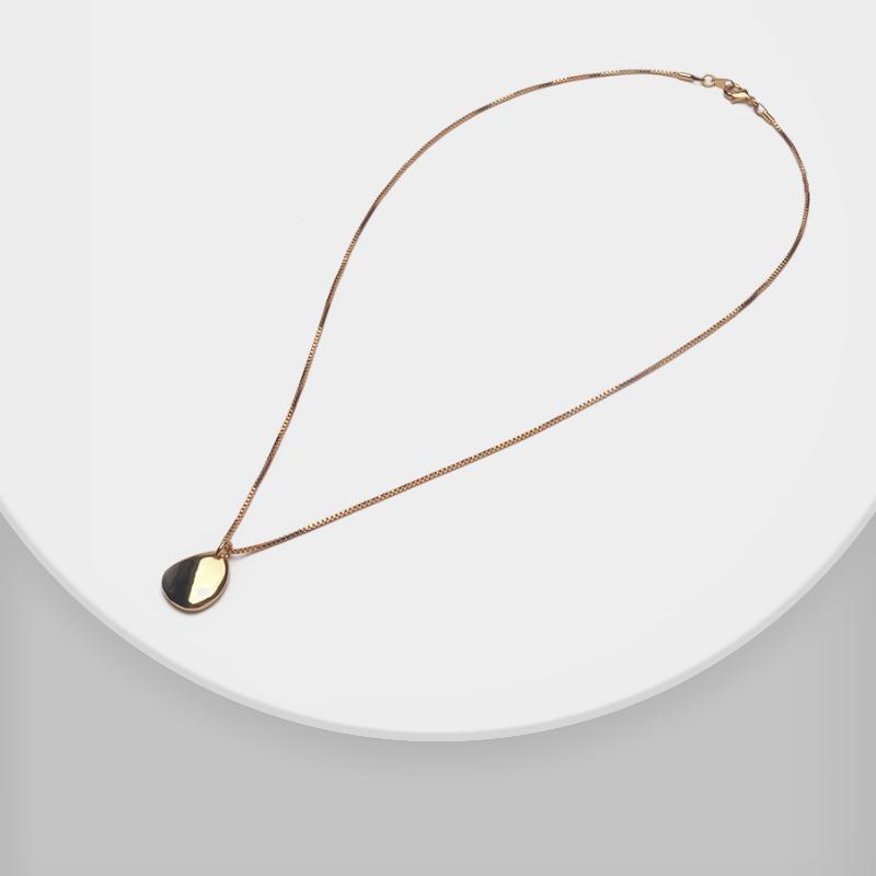 

Amorita Boutique Irregular Pendant Simple Fine Chain Necklace Chains, Silver