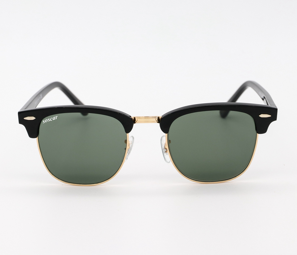 

Soscar Brand Authentic Sunglasses for Men Women Polarized Sunglasses Semi-Rimless Frame Sunglasses High Quality 100% UV Protection