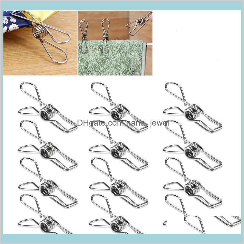 

Stainless Steel Clothes Pegs Metal Clips Hanger Accessories For Socks Underwear Towel Sheet Clothes Socks Hanging Pegs Clips Clamps Rp 35Vuo