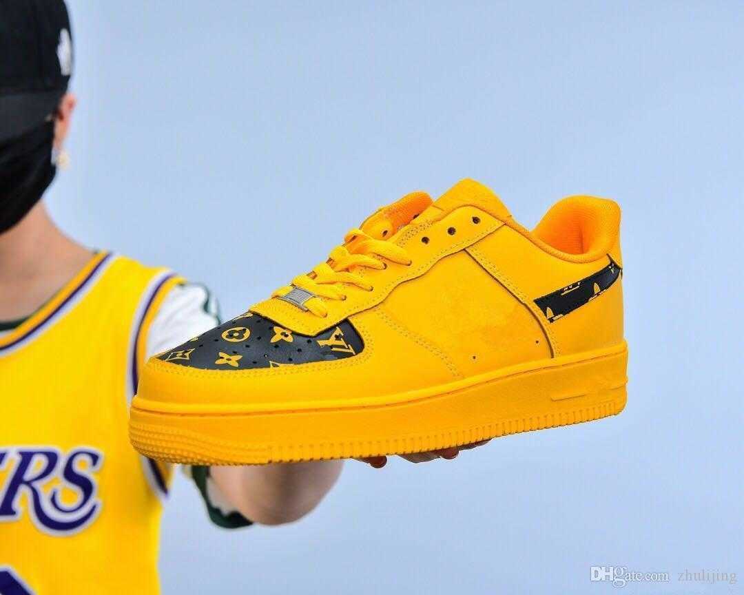 

Shoes graffi Hot Dunk AF1 Utility Men Women triple air af 1 forces airforce one skateboard
