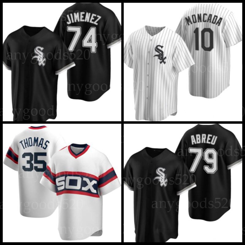 

Chicago Jersey White Sox 74 Eloy Jimenez Luis Robert Yoan Moncada Jose Abreu Baseball Bo Jackson Lucas Giolito Liam Hendriks Nick Madrigal, Blue;black