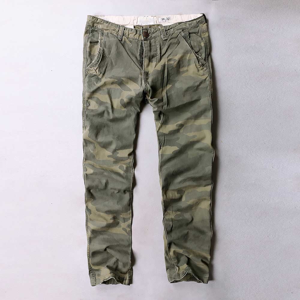 

2021 New Cargo in Casual Man Fashion Camouflage Baggy-style Baggy Pants Density Cotton Joggers Men's Clothes 2y1y, Green camouflage.