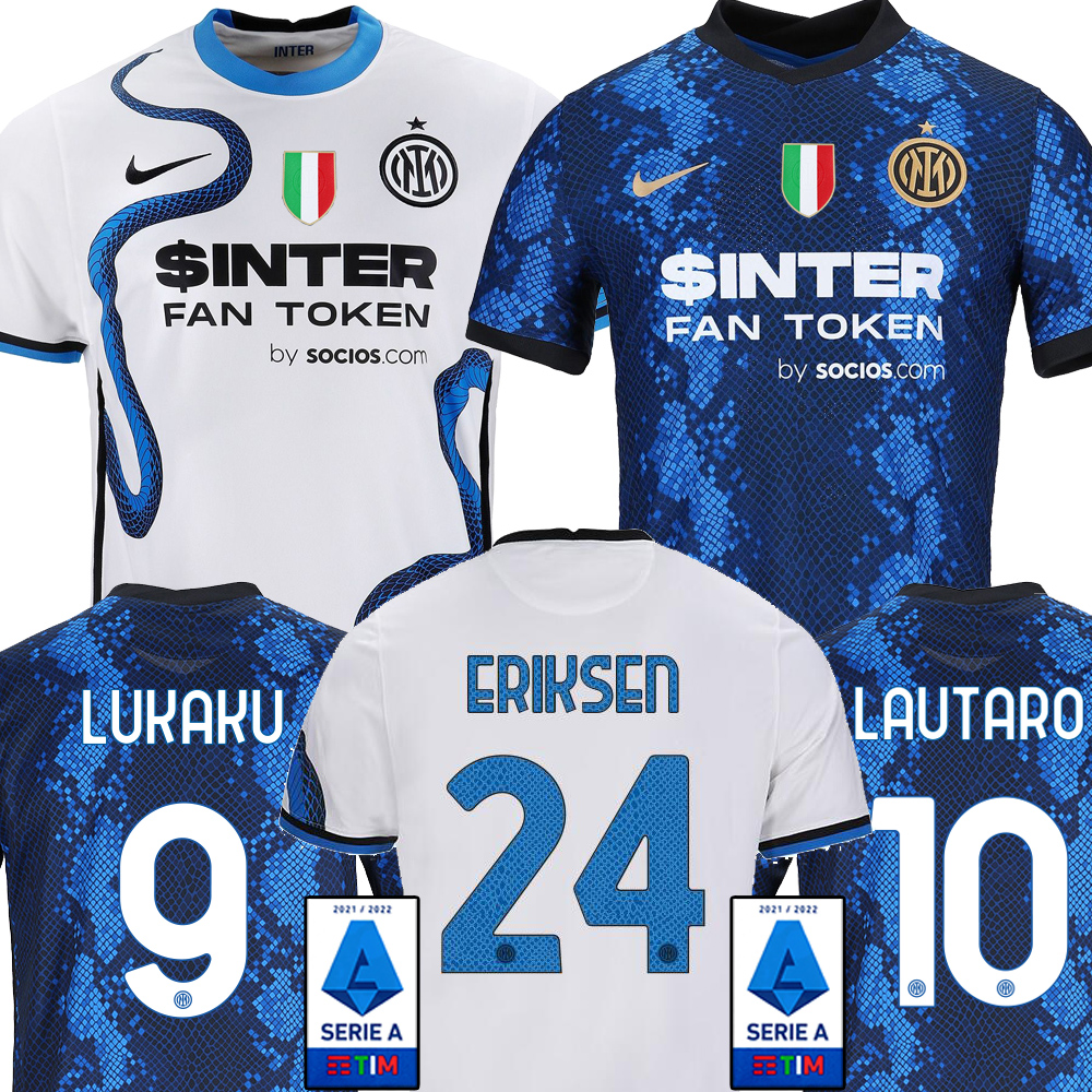 

2021 INTER Soccer Jersey MILAND LUKAKU LAUTARO ERIKSEN GAGLIARDINI VIDAL ALEXIS Football Shirt 2022 Men Kit Uniforms maglia da calcio, Fans home+ucl