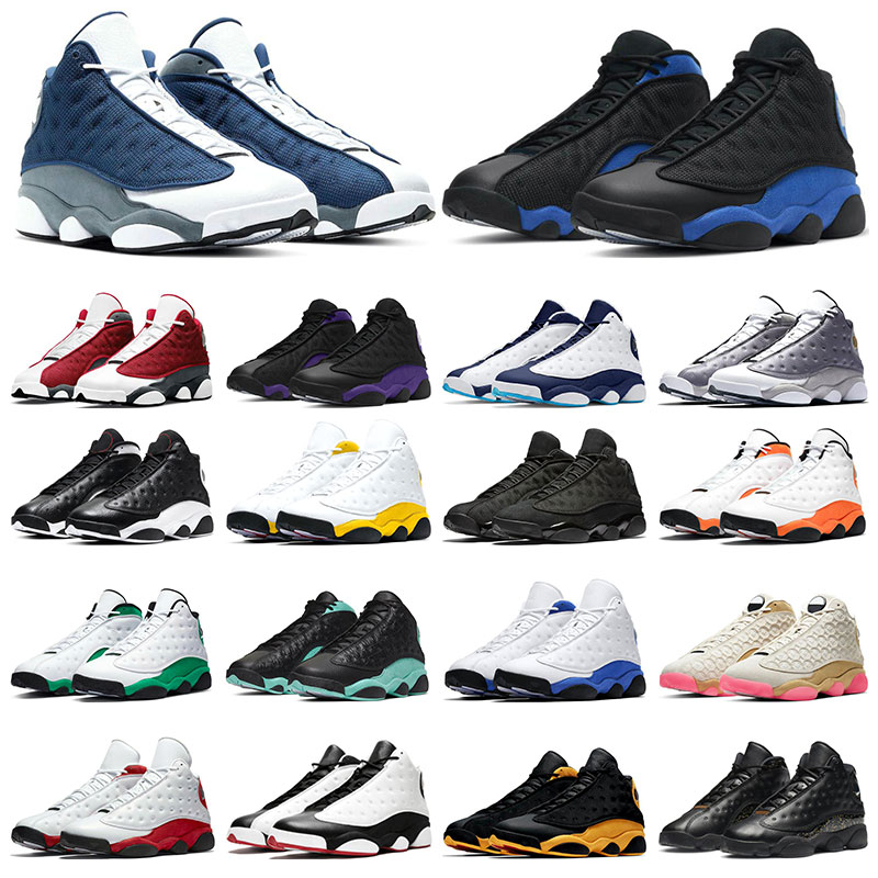 

Mens sneakers Basketball running Shoes 13s 13 Red Flint Hyper Royal Black Cat University Gold Starfish sports trainers, 24 playground 36-47
