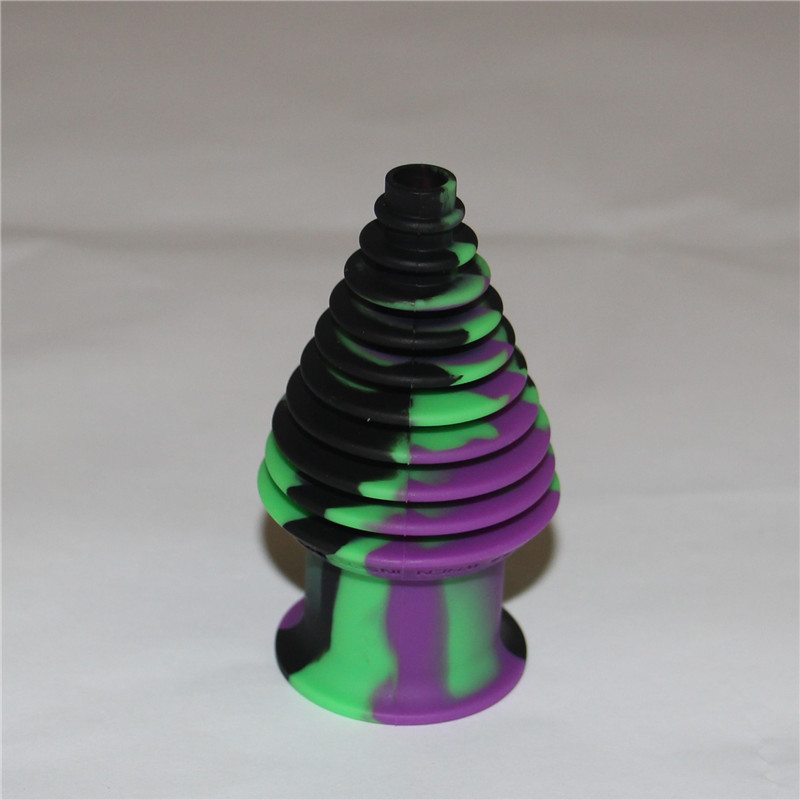 

Silicone Mouthpiece Titanium Nail Silicone Nectar Collector Food Grade Silicon Pipe Mini NC Kit Dab Straw Silicone Pipes Oil Dab Rig