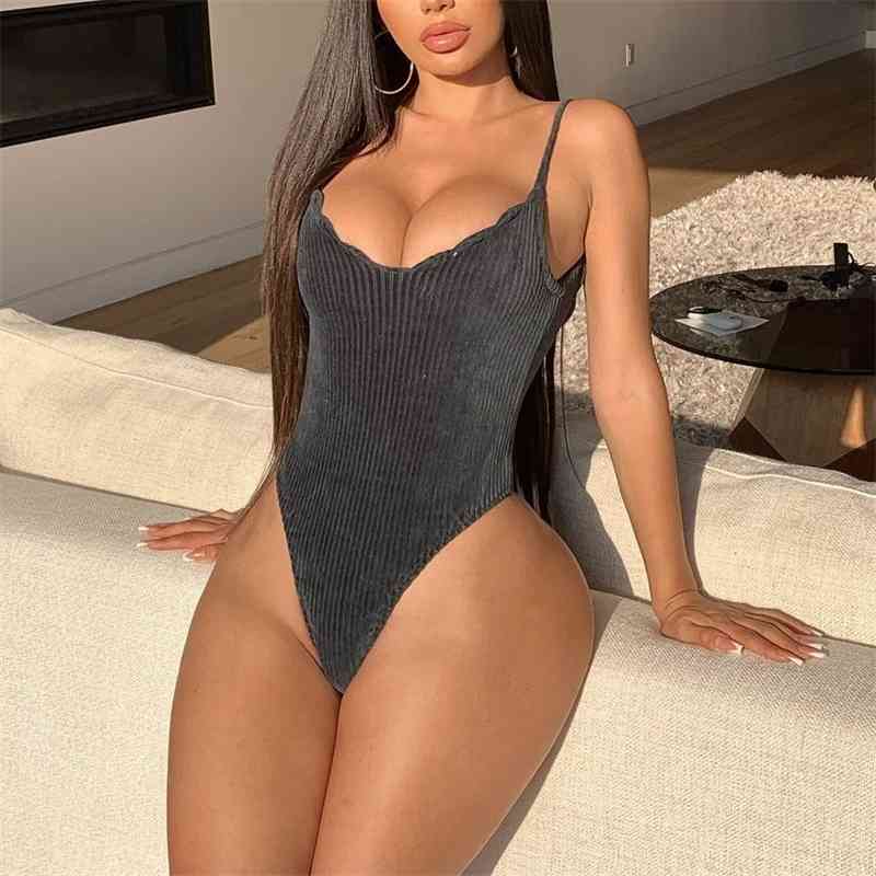 2021 spring and summer new net red style base coat one-piece close fitting underwear strap-image-702930788