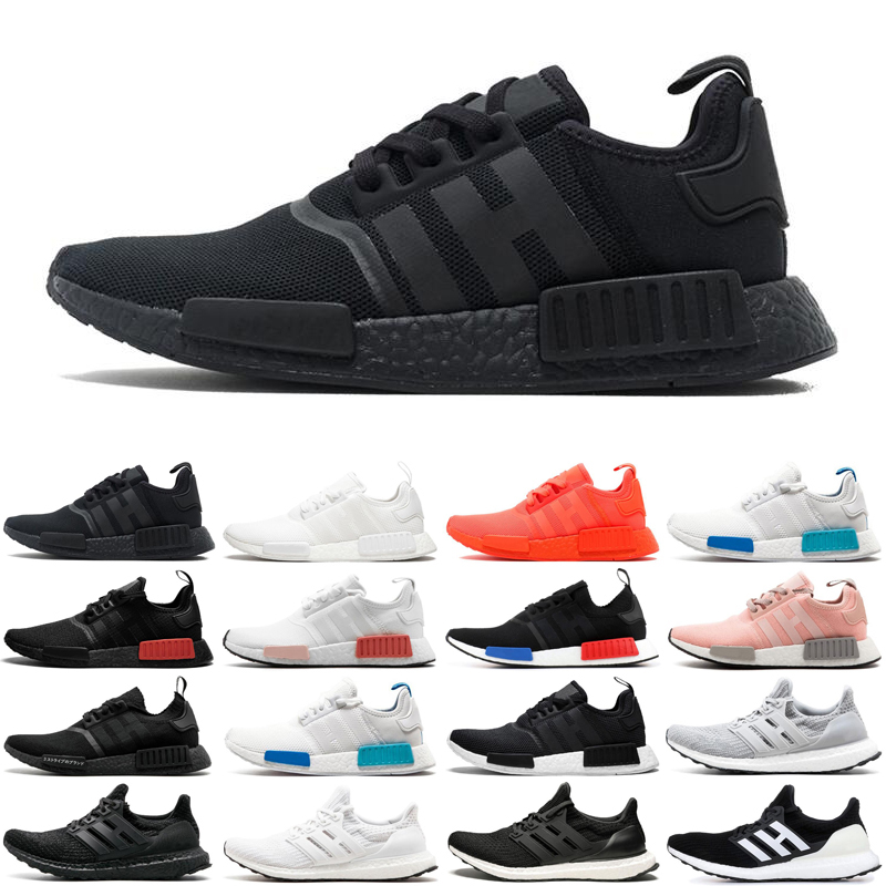 

nmd r1 ultraboost men women shoes ultra triple black mens womens trainers sports sneakers runners size 36-45, #4 bred