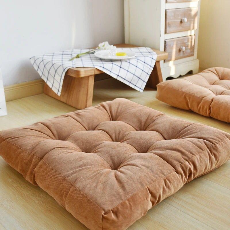 

Cushion/Decorative Pillow Simple Solid Color Throw Pillows Soft Sofa Window Chair Cushions Warm Plush Tatami Mattress BuPads Home Decor