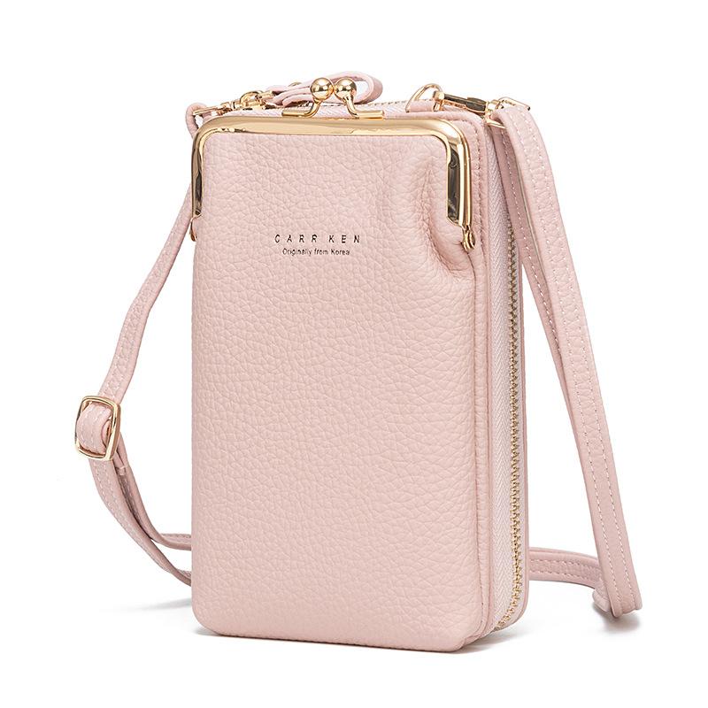 

Women Bag Shoulder Bag Female Messenger Mobile Phone Multi Card Slot Card for Girls, Black