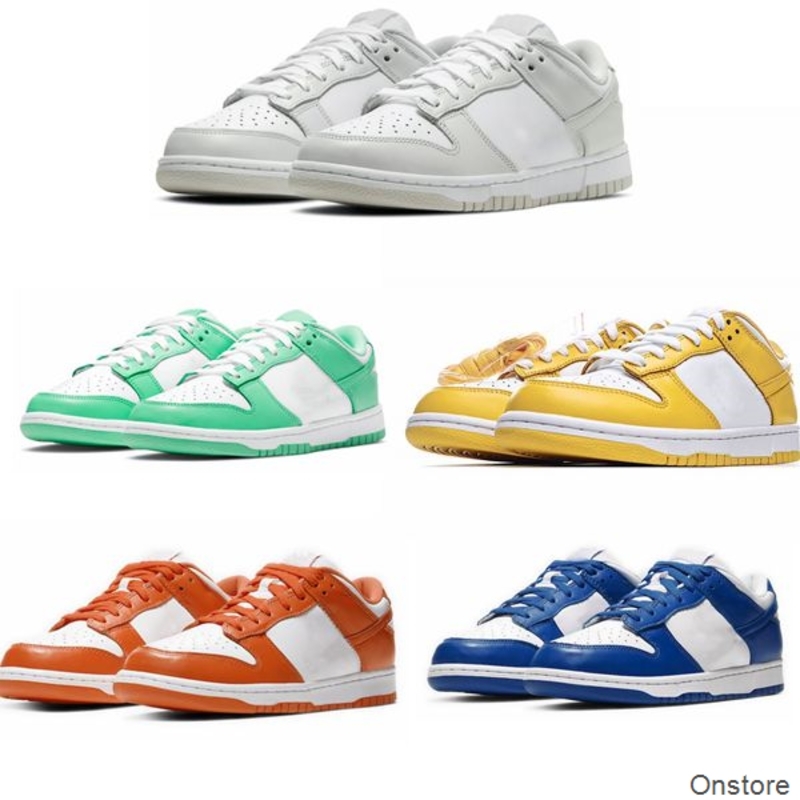 

2021 curry men's jogging shoes Dunks SB Low Pro Chunky Dunky Hyper Cobalt Photon Dust StrangeLove Staple x Panda Pigeon sneakers, Blue