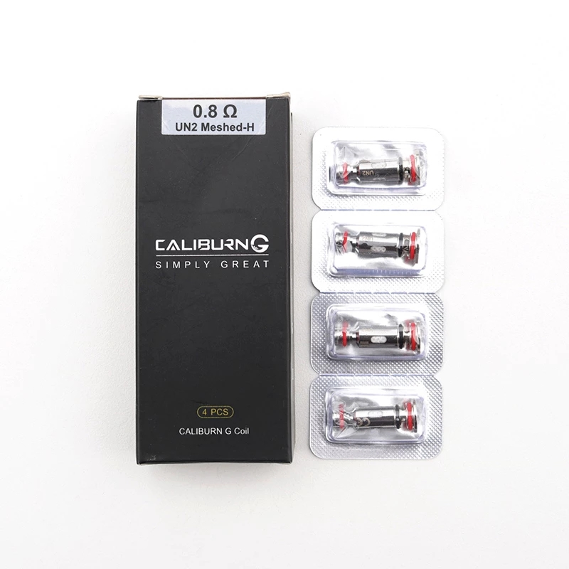 

Authentic Caliburn G Cartridge Coils Replacement Core UN2 0.8ohm 1.0ohm Mesh Coil Head for Caliburn G Koko Prime Cartridge Pod System Vape Pen Kit