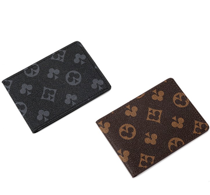 

Men Women wallets Fashion Holders Black coffee snake tiger bee Classic Casual Credit Card ID Holder Leather Ultra Slim Wallet Packet Bag for mens