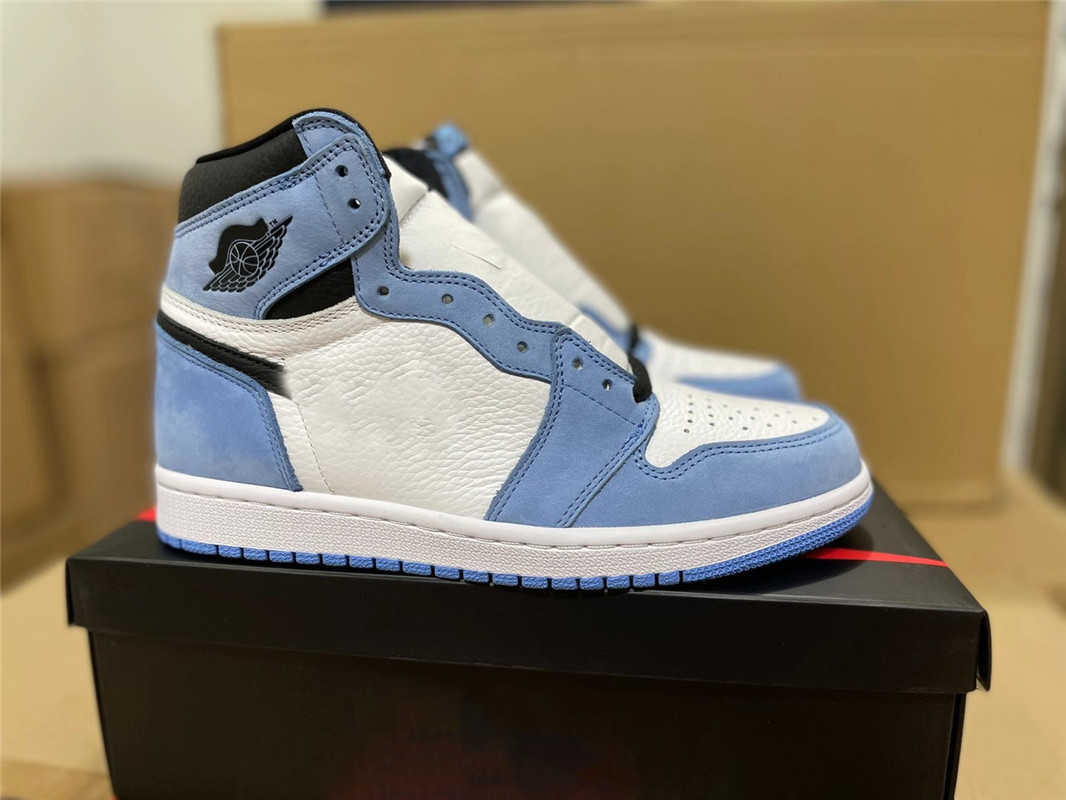 

2021 Released Authentic 1 High Og University Blue Obsidian Wmns Unc Patent 1s White Men Outdoor Shoes Sports Sneakers with Box