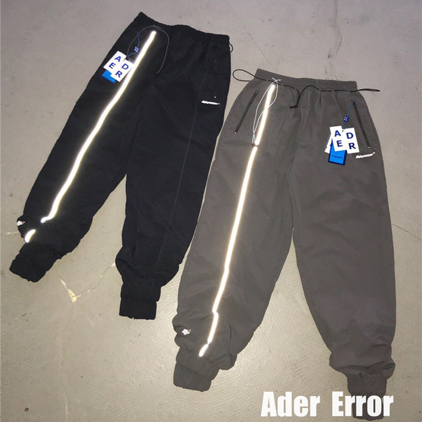 

2021 New Reflective Ader Error Jogger Pants Men Women 1:1 Best Quality Side White Stripe Sweatpants Adererror Tracksuit Trousers 13hl