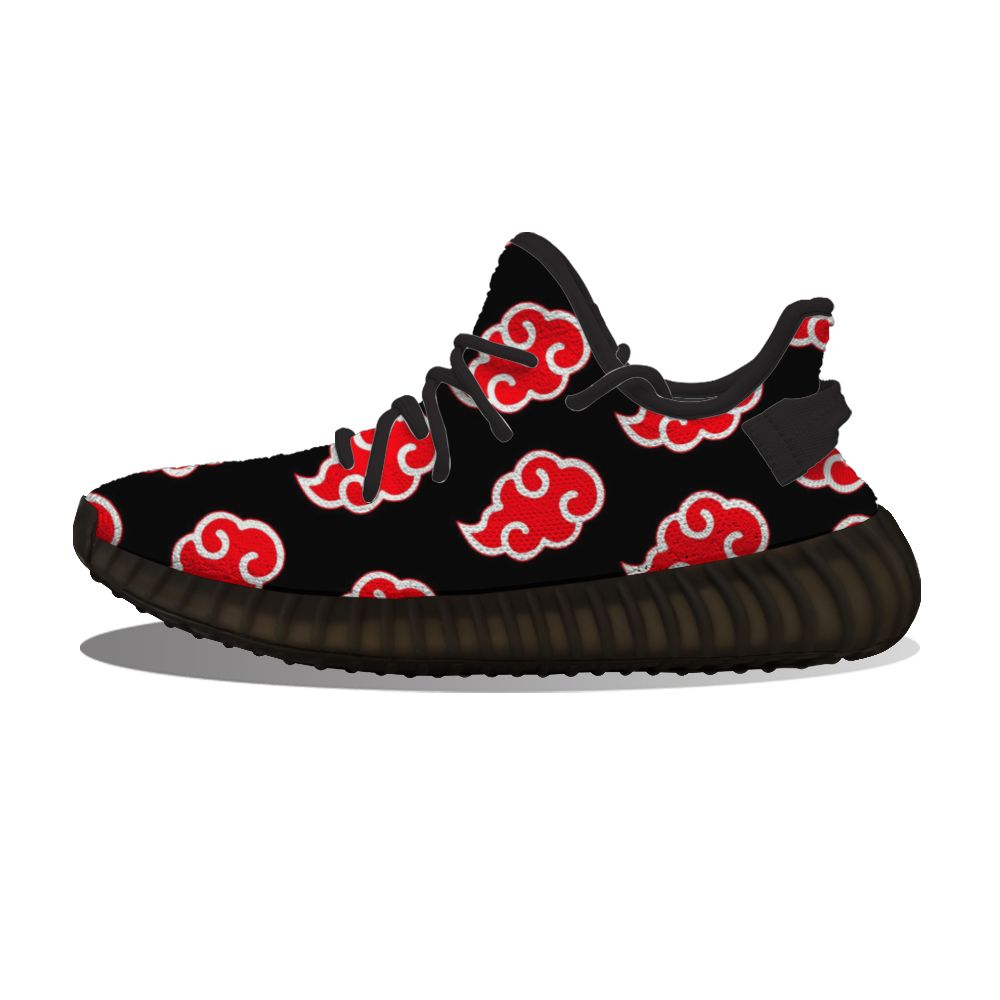 

Custom Printing Running Shoes Naruto Akatsuki Cloud Men Womens Casual Outdoor Sports Sneakers Walking Trainers Slip Lightweight Breathable, Red black