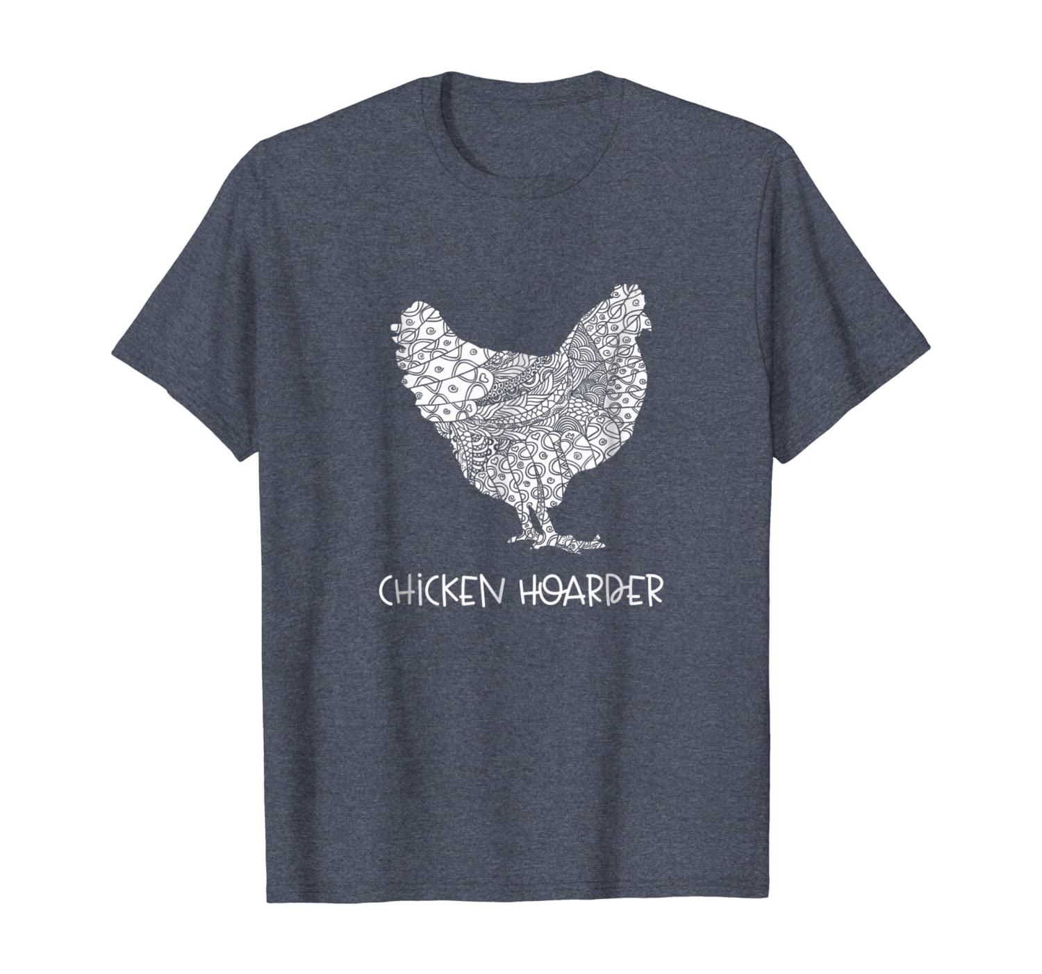 

chicken hoarder shirt funny chicken gag gifts farmer tee, White;black
