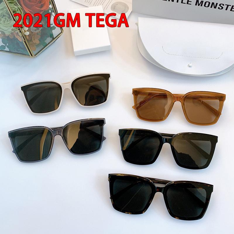 

Sunglasses 2021 Oversized Sunglass For Women Men GENTLE TEGA Acetate Polarized UV400 Square With Original Box