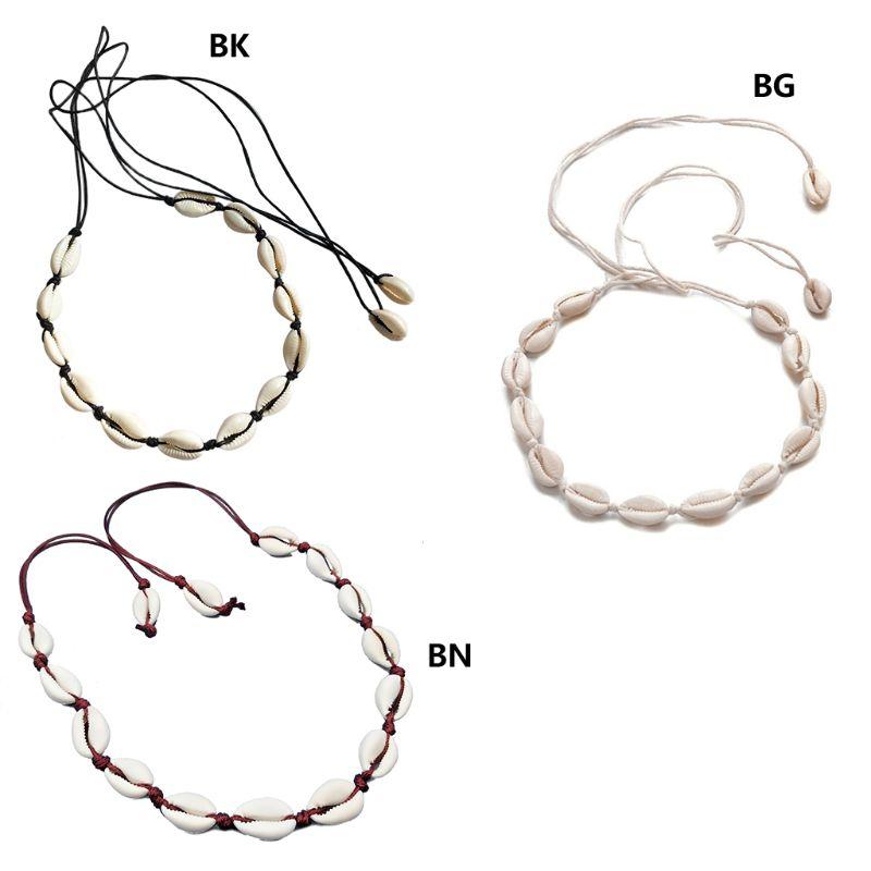 

Chokers Natural Shell Necklace Choker Handmade Crafts Women Men Unisex Jewelry Bohemia Style Vintage Summer Charms Party Gifts Boho H05D