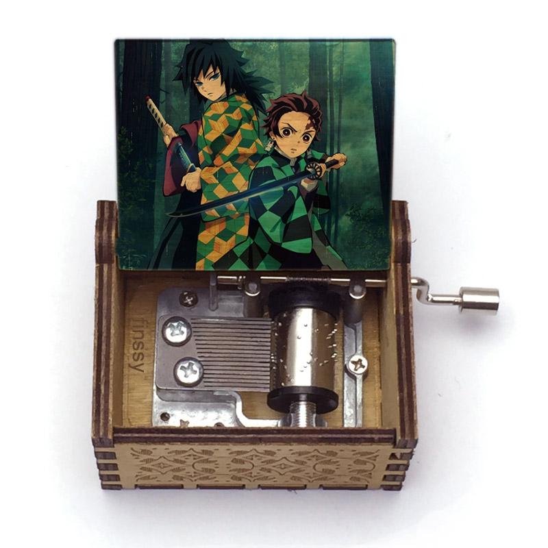 

Keychains Hand Ed Music Box Demon Slayer Kimetsu No Yaiba Print Tanjirou Nezuko Gurenge Theme Birthday Christmas Gift