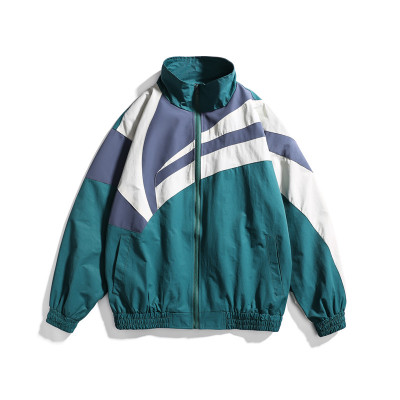 

Men Hip Hop Vintage Patchwork Jacket 2021 Spring Baseball Jacket Windbreaker Male Korean Style Loose Jackets Women Harajuku Coat, Black;brown