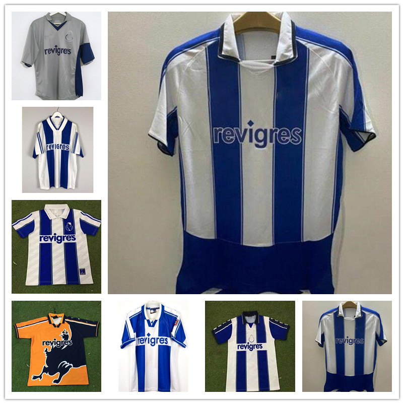 

Retro 2003-04 Porto UCL Soccer Jerseys 94 95 96 97 98 99 00 01 Deco McCarthy Vintage Football Camisetas Futbol Camisas Shirts Classic Kit, Ivory