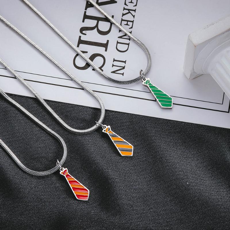 

Pendant Necklaces Fashion Tie Stainless Steel Snake Link Necklace For Men Male Charm Jewelry 20Inch Chain, Silver