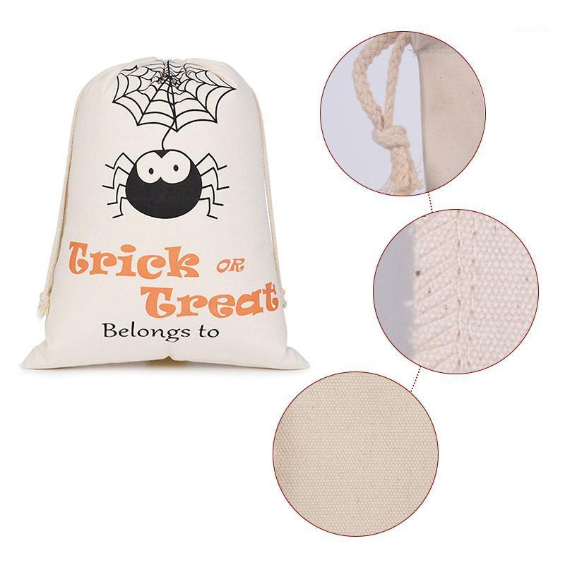 

Gift Wrap Halloween Bags Trick Or Treat Candy Drawstring Sacks Pumpkin Bag For Presents JS23