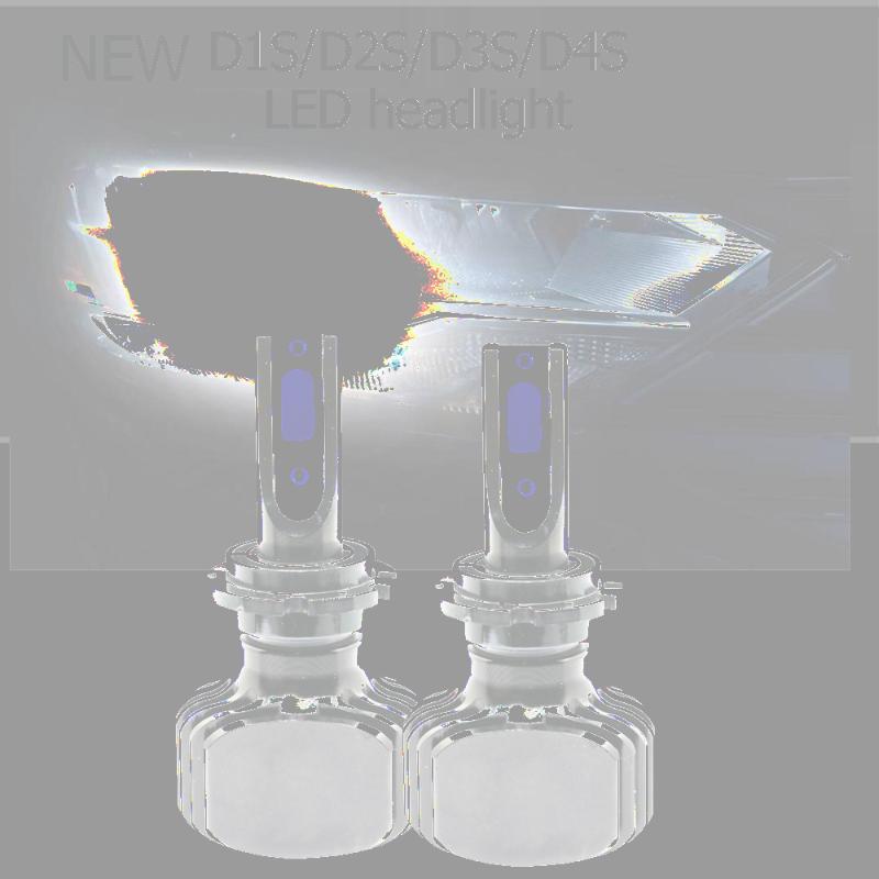 

Car Headlights YAMYFF D2S Headlight LED Bulbs D4S D3S D1S Auto Headlamp 30W 6000LM COB FANLESS Bulb 6500K 12V Fog Lights