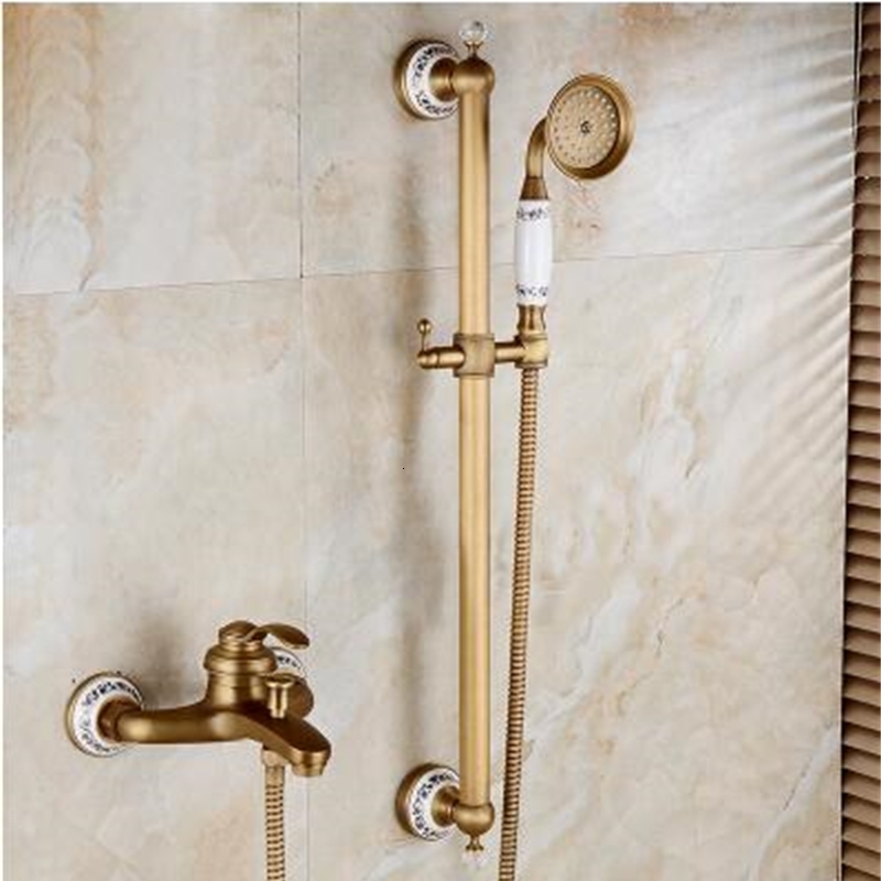 

2021 New High Quality Titanium Gold Bath & Set Bathroom Shower Faucet, Water Saving Bathtub Faucet S0d4