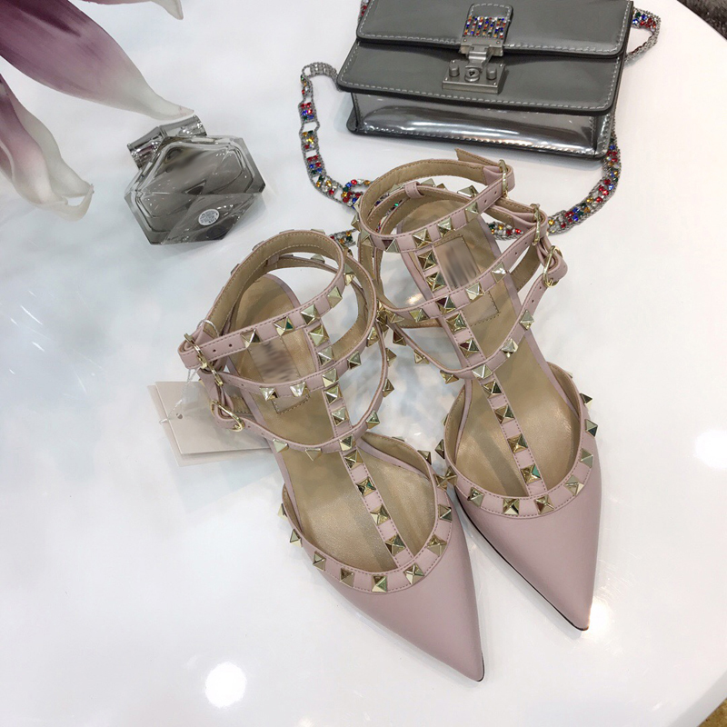 

2021 Good Quality Fashion Women Luxurys Designers Shoes Designer Sandals Womens Luxury High Heels Sandal Dress Shoess With Box Size 35-41 -B446, Pink