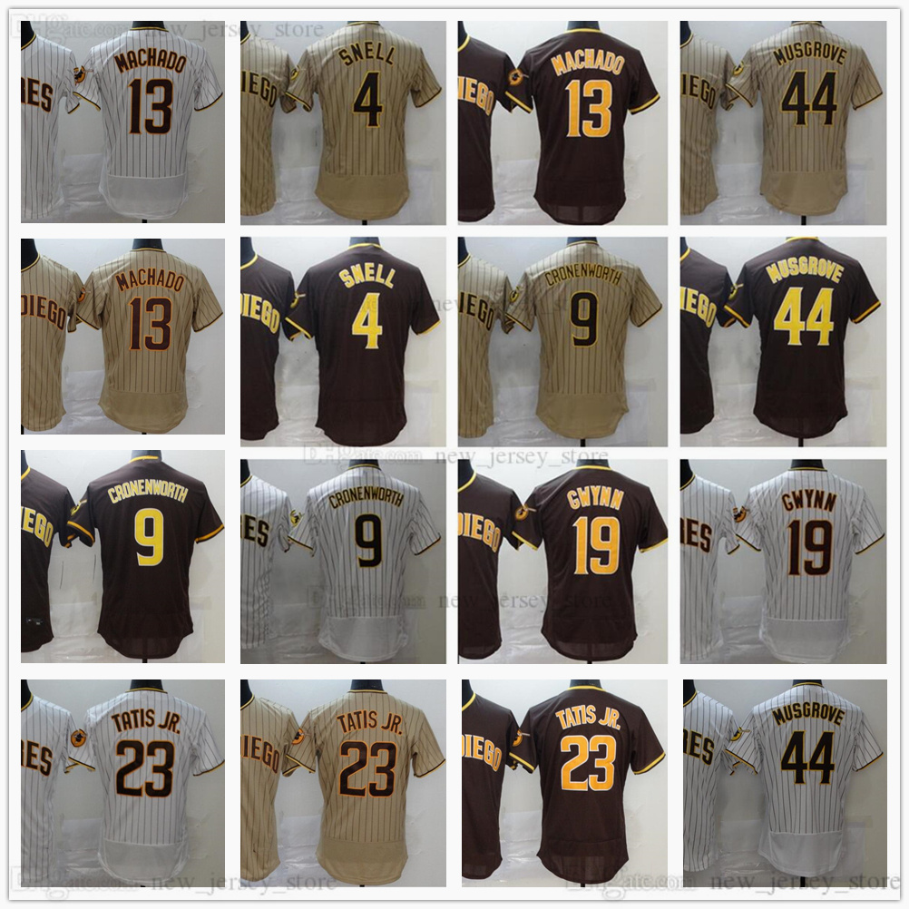 

2021-22 Stitched Baseball 13 Manny 23 Fernando Machado Tatis Jr Jerseys 19 Tony 44 Joe Gwynn Musgrove 4 Blake 9 Jake Snell Cronenworth White Brown Hosmer Darvish Kim, Other jerseys. tell me on order