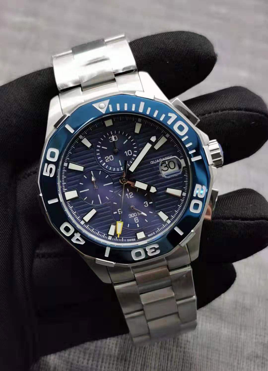 0 2022 Luxury Top 41mm Aquar-acer Calibre 5 Automatic Mens Watch Stainless Steel Band Watches 2813 Movement Watch 01