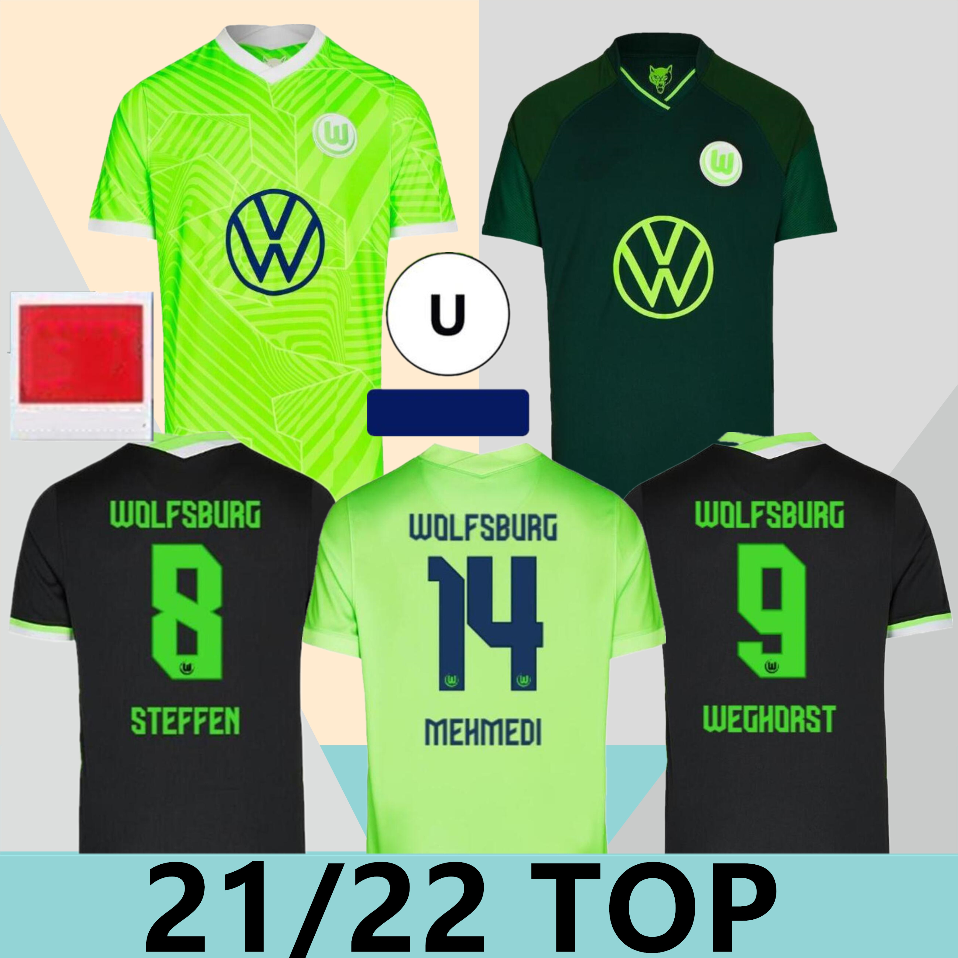 

21 22 VF l Wolfsburg soccer Jersey is we GHO RST 2021 2022 bak UB Re KA lo Steffen Philip P football shirt XA ver Arnold men Jkid suit