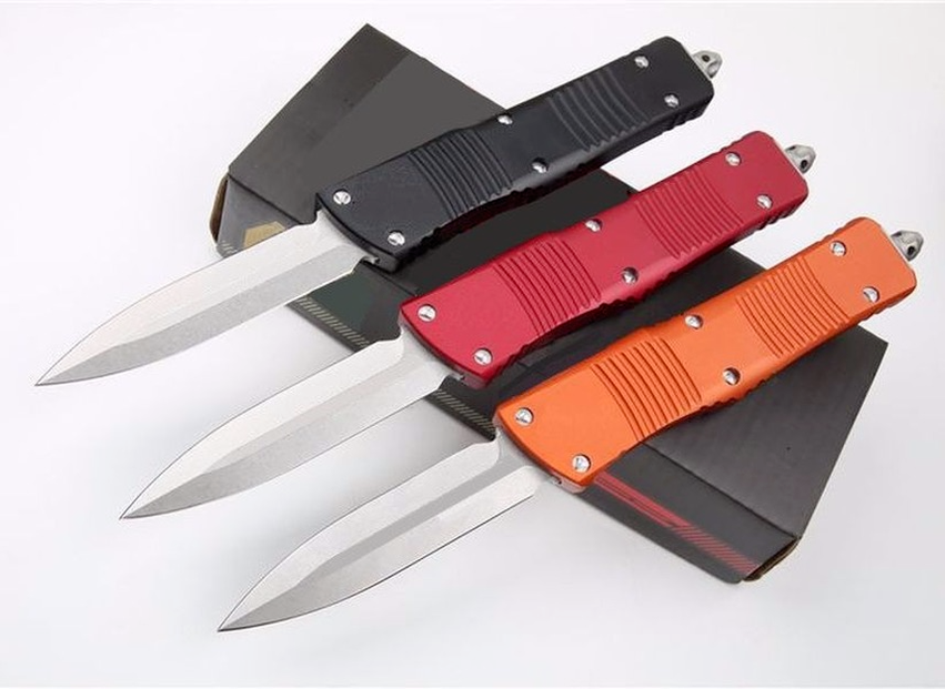 

Combat Dinosaur Double Edge D2 T6-6061 Dual Action Auto Automatic Tactical Rescue Pocket Hunting Fishing EDC Survival Tool