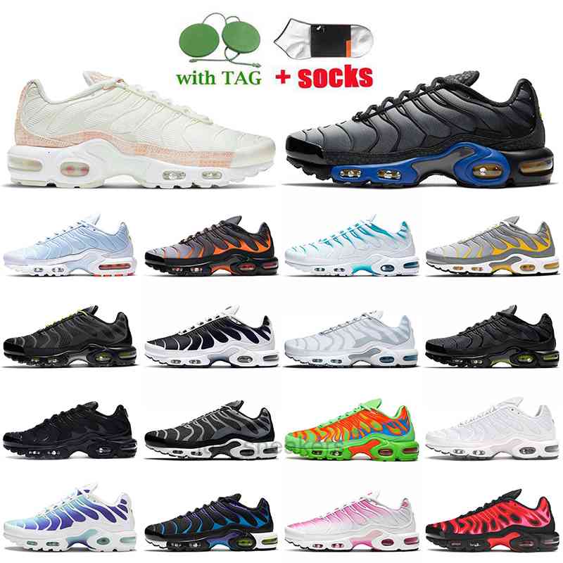 

Fashion Womens Sneakers Mens Running Shoes Tn Plus Tns Big Size US 12 Pink Snakeskin Kiss My Kaomoji Black White Off Trainers, C43 purple 40-46