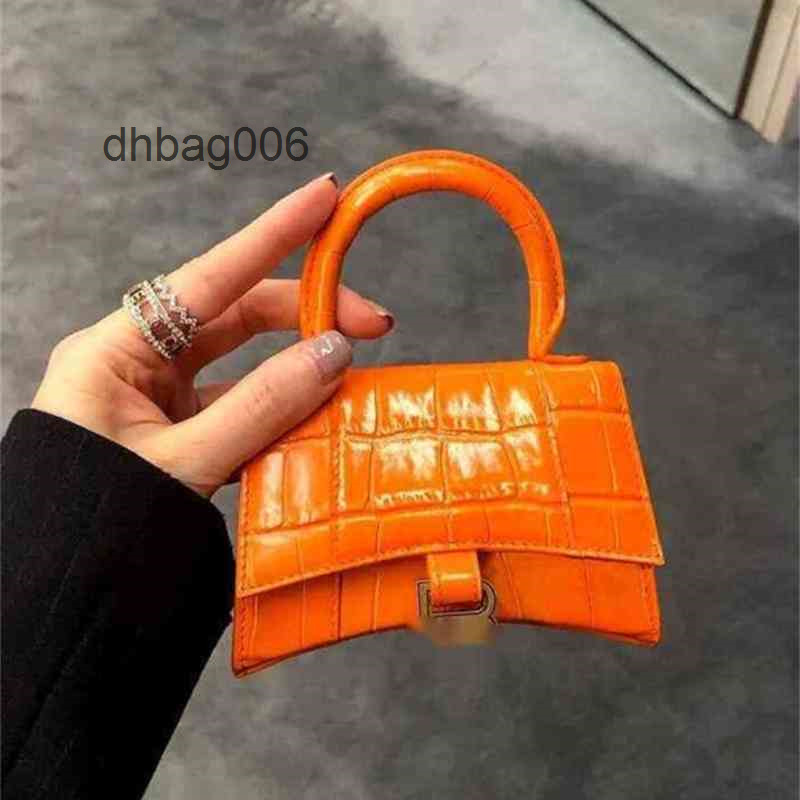 

b balencaig'as Designer 2022 Bags Paris Mini Leather Trend Hourglass B-button Cow Women's Portable Diagonal Shoulder Crossbod SSP6