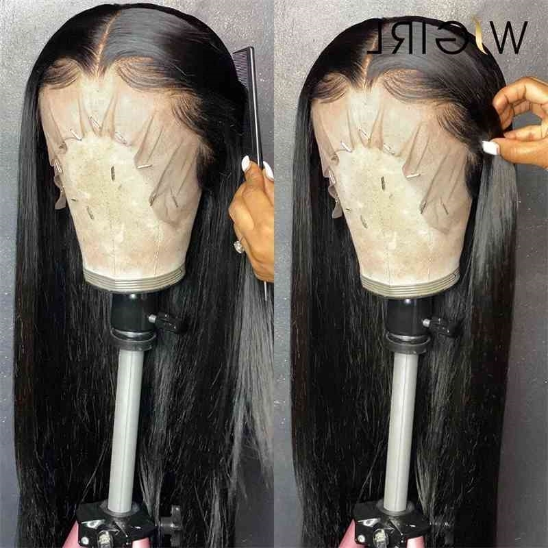 

inch Wigirl 13x4 30 Lace Front Human Pre Plucked Brazilian Natural Hair Bone Straight Frontal Wig Bob Wigs for Women, 13x4 lace front wig
