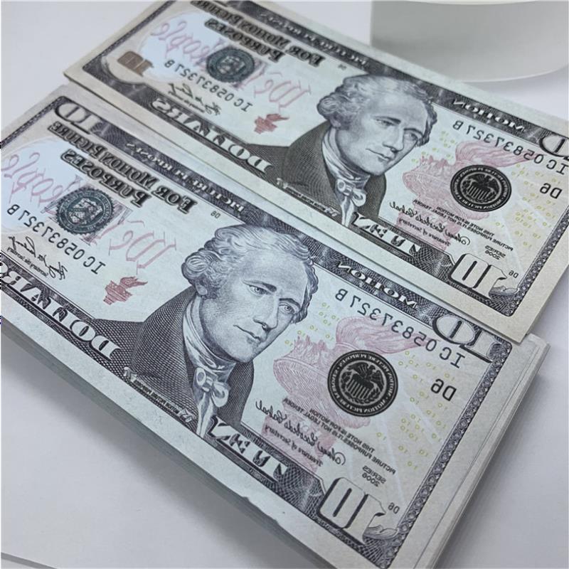 

Edition Currency Game Gold Halloween Paper USD Commemorative Coin Pirate 10 Bhasm Unmarked Counterfeit T18 Props New Afmxo