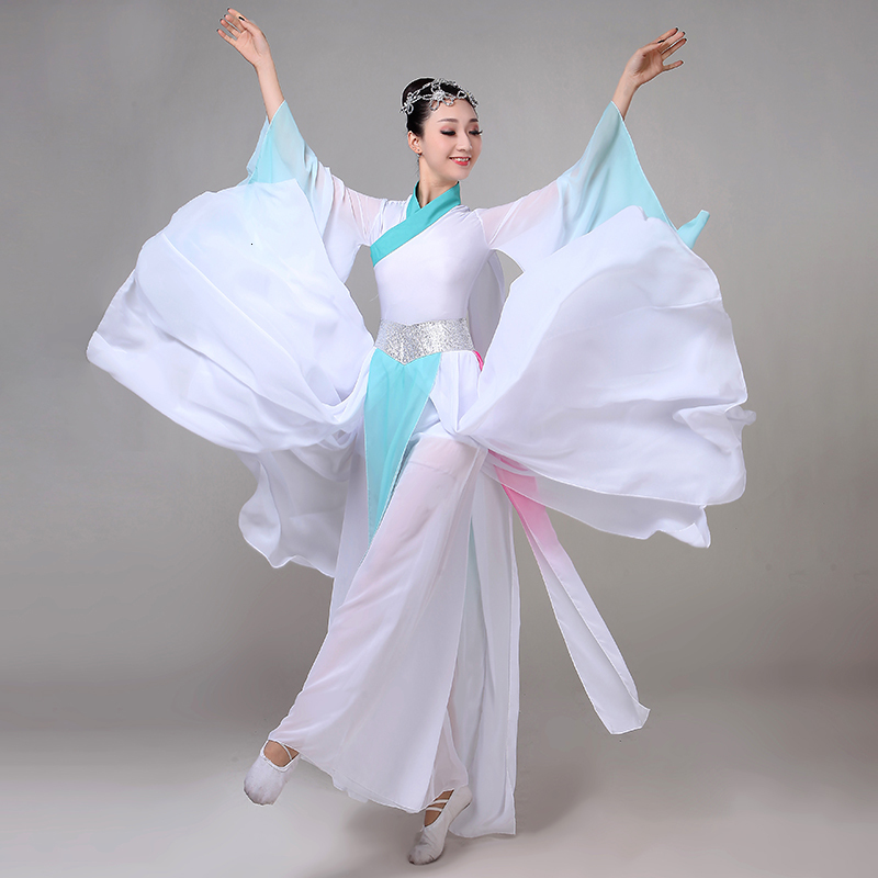 

Classic Female Costumes New Chinese Stylish Fairy Gauze Dance Attire A4cc