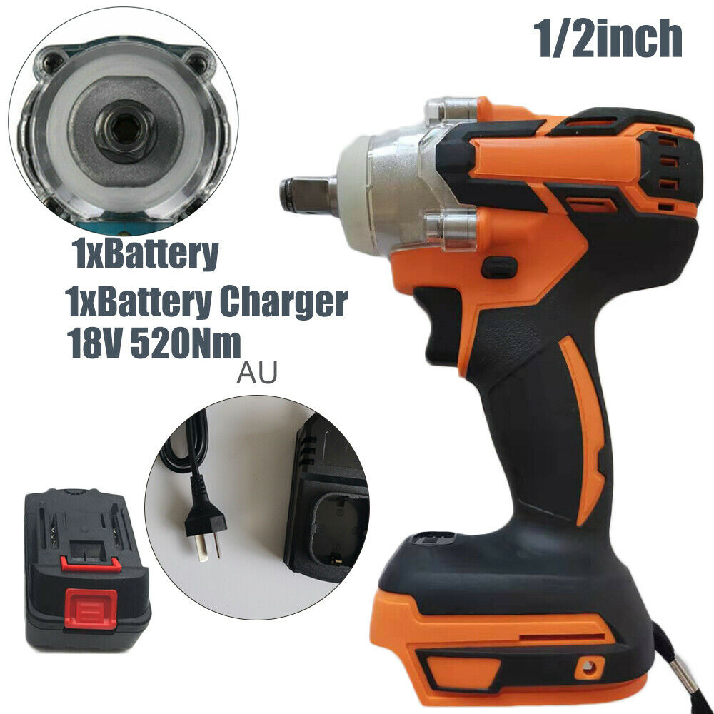 

NEW!! Electric Wrench Power tools Supplies Charger 520Nm Cordless
