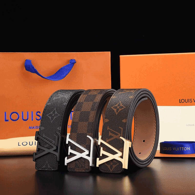 

520Fashion Big Letter L buckle genuine leather belt no box designer V men women high quality mens belts98521189