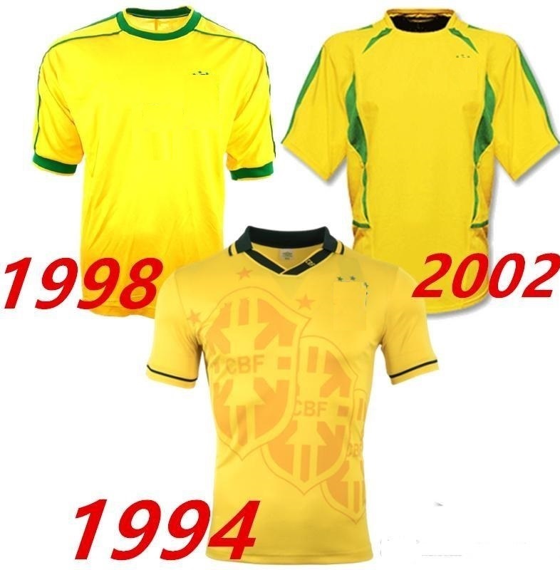 

Retro 1994 1998 2002 Bebeto Soccer Jerseys RONALDO RONALDINHO World cup Vintage 94 98 02 Classic Football Shirts Maillot Camisetas de Futbol