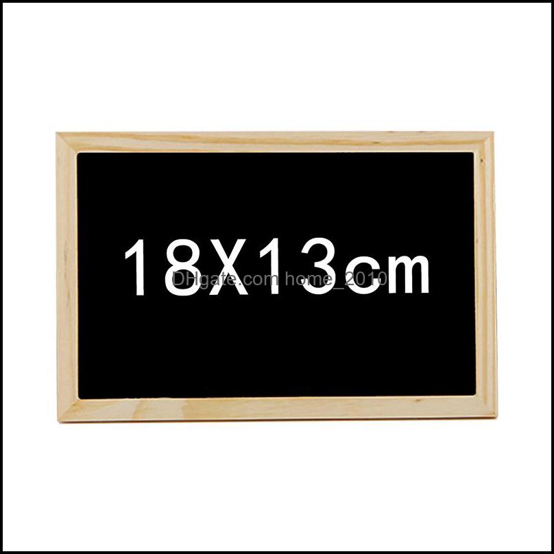 

Arts And Arts, Crafts Gifts Home & Gardensmall Wooden Frame Blackboard 20X30Cm Double Side Chalkboard 18X13Cm Welcome Recording Creative Dec