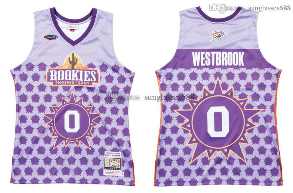 

Stitched Russell Westbrook Jersey S-6XL Mitchell & Ness 2009 All-Star Mesh Hardwoods Classics retro basketball jerseys Men Women Youth