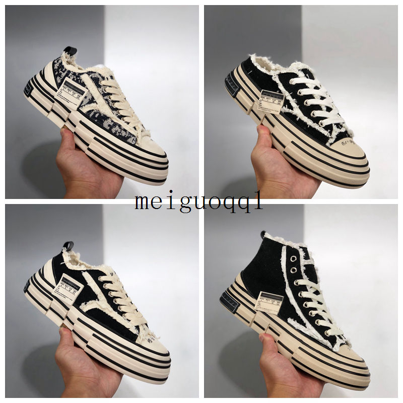 

2021 distressed women's shoes thick-soled cork vulcanized begging canvas half drag shoe'sPieceggar destruction canvas&#casual shoes#35-44, 3aaa high quality plus original box