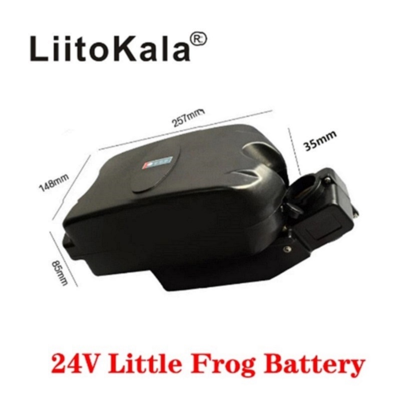 

LiitoKala 24V Electric Bicycle Foldable Bicycle Little Frog 24V Battery Seat Tube Battery Pack Black Shell
